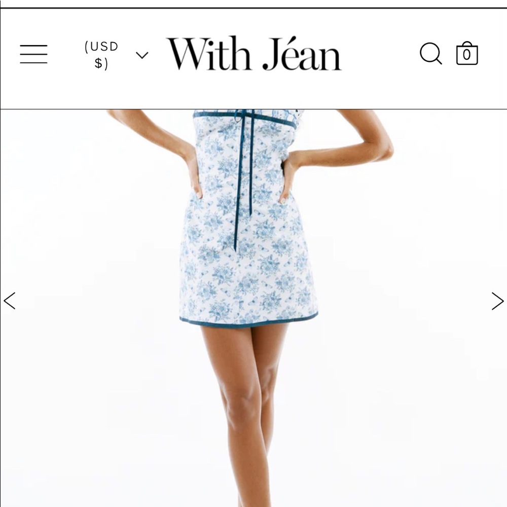 SOLD OUT WITH JEAN Sabrin Dress | Toile Papillon SIZE XS